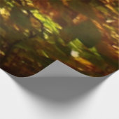 Canopy of Herbstlaubs II Gelbe Herbstfotografie Holzposter (Ecke)