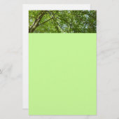 "Canopy of Spring Blätter Green Nature Scene Briefpapier (Vorne/Hinten)