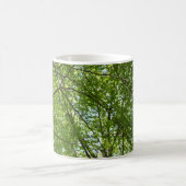 "Canopy of Spring Blätter Green Nature Scene Kaffeetasse (Mittel)