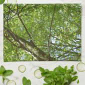 "Canopy of Spring Blätter Green Nature Scene Küchentuch (Gefaltet)