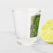 "Canopy of Spring Blätter Green Nature Scene Schnapsglas (Links)
