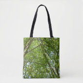 "Canopy of Spring Blätter Green Nature Scene Tasche (Vorderseite)