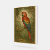 Canopy Sentinel - Die Scarlet Macaw Acrylschild (Winkel)