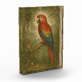 Canopy Sentinel - Die Scarlet Macaw Fotoblock (Links)