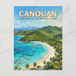 Canouan St. Vincent und die Grenadinen Postkarte