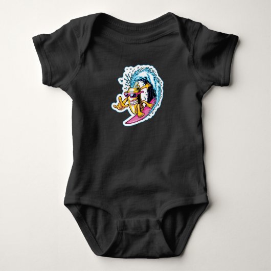 Cans Surfing Baby Strampler (Vorderseite)