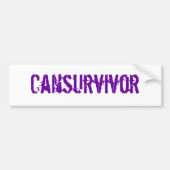Cansurvivor Autoaufkleber (Vorne)