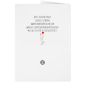 Can't Buy Love But Can Rescue It Greeting Card (Hinten)