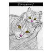 Can't Buy Love But Can Rescue It Greeting Card (Vorne)