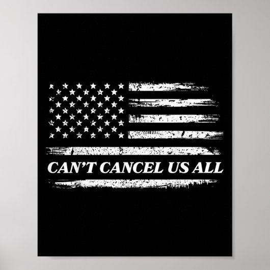 Cant Cancel uns All USA Poster (Vorne)