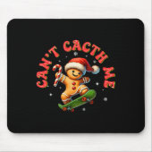 Can't Catch Me Groovy Christmas Gingerbread Man Bo Mousepad (Vorne)