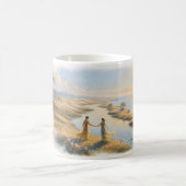Can't Help Falling in Love — Blühender Weg Becher Kaffeetasse (Mittel)
