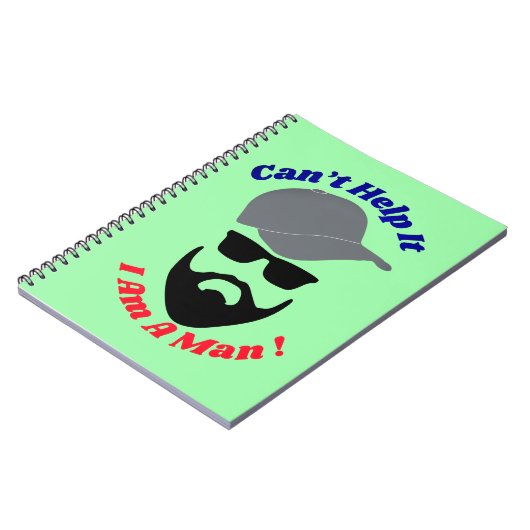 Can't Help It, I Am A Man! Notizblock (Linke Seite)