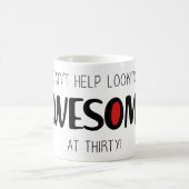 Can't help looking awesome at 30 kaffeetasse (Mittel)