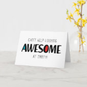 Can't help looking awesome at 30 karte (Gelbe Blume)