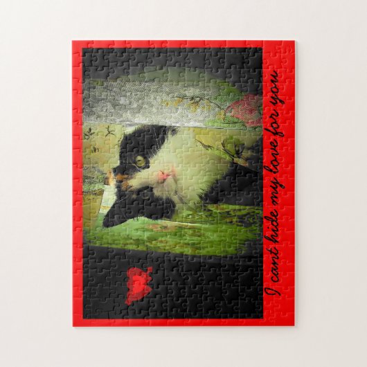 Cant hide - Valenpuzzle Puzzle (Vertikal)