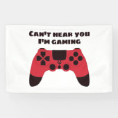 Cant höre, dass du im Gaming-Spaß spielst Banner (Horizontal)