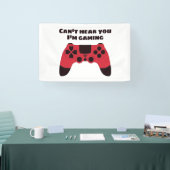 Cant höre, dass du im Gaming-Spaß spielst Banner (Messe)