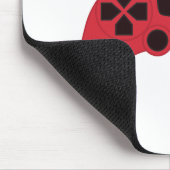 Cant höre, dass du im Gaming-Spaß spielst Mousepad (Ecke)
