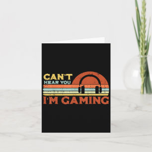 Cant hören Sie im Gaming Headphones Retro Gamer Me Karte