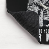 Cant Hurt Feelings Used To Hold Flashlight Dad Mousepad (Ecke)
