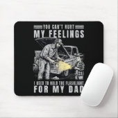 Cant Hurt Feelings Used To Hold Flashlight Dad Mousepad (Mit Mouse)