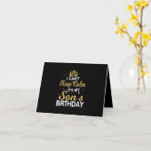 Cant Keep Calm Its My Son Birthday Gift For Son Karte (Gelbe Blume)