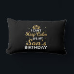 Cant Keep Calm Its My Son Birthday Gift For Son Lendenkissen<br><div class="desc">Cant Behielt Calm Sein Sohn zum Geburtstag ist ein tolles Geschenk für den Sohn einer schwangeren Mutter. Das ist auch ein tolles Geschenk für den Geburtstag eines Sohnes. Dieses größte große Sohn Design ist eine tolle Geschenkidee für bald große Söhne zu sein. Gutes Geschenk für einen Sohn zu sein, Schwangerschaftsankündigung...</div>