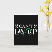 Cant Lay Up Logo Funny Golf Karte (Gelbe Blume)