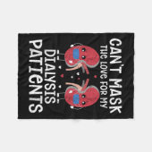 Cant Masask Die Liebe Dialyse Tech Fleecedecke (Vorderseite (Horizontal))