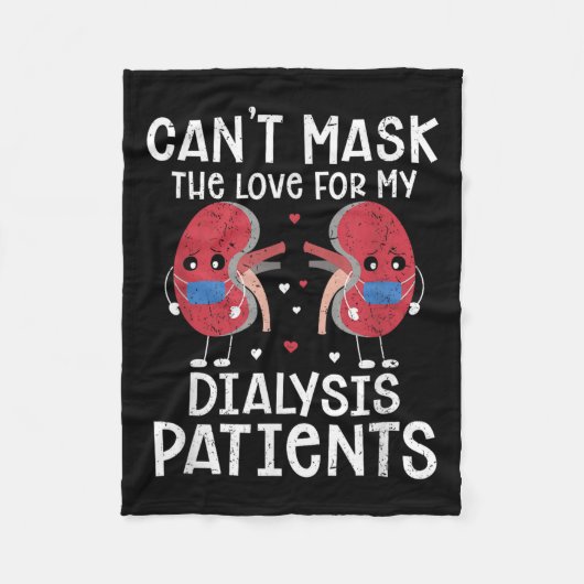 Cant Masask Die Liebe Dialyse Tech Fleecedecke (Vorderseite)