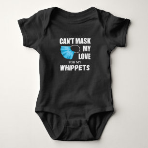 Cant Mask My Love For Whippet, Dog Lover Gift T-Sh Baby Strampler