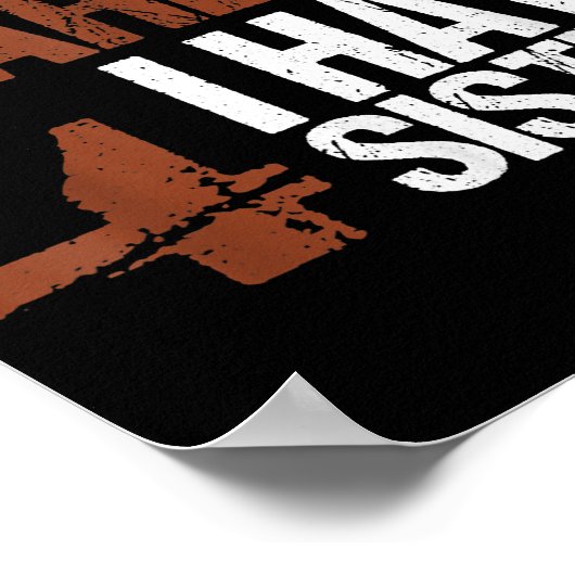 Cant Scare Me I Have Four Sisters Gift For Brother Poster (Ecke)