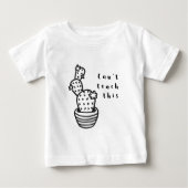 Cant Touch Cactus Baby T-shirt (Vorderseite)