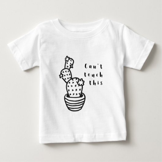 Cant Touch Cactus Baby T-shirt (Vorderseite)