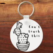 Cant Touch Cactus Schlüsselanhänger (Vorderseite)