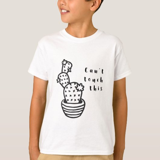 Cant Touch Cactus T-Shirt (Vorderseite)