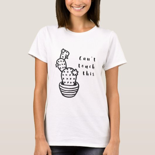 Cant Touch Cactus T-Shirt (Vorderseite)