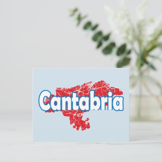 Cantabria Postkarte (Stehend Vorderseite)
