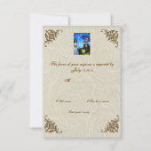 Cantada Day of the Dead Wedding RSVP Karte (Vorderseite)