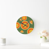 Cantalope Cantaloupe Frucht Wall Clock Runde Wanduhr (Zuhause)
