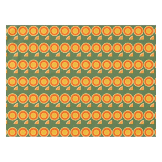 Cantalope Cantaloupe Fruit Tablecloth 100% Baumwol Tischdecke (Vorderseite (Horizontal))