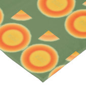 Cantalope Cantaloupe Fruit Tablecloth 100% Baumwol Tischdecke (Schrägansicht)