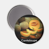 Cantaloupe Magnet (Vorderseite/Rückseite)