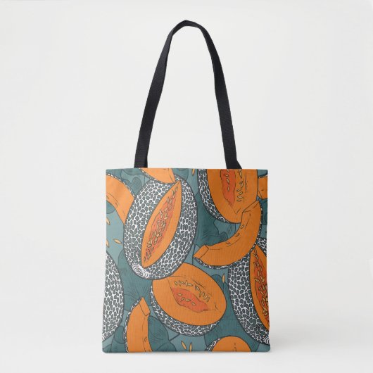 Cantaloupe-Muster Tasche (Vorderseite)