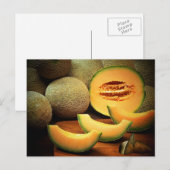 Cantaloupe Postkarte (Vorne/Hinten)