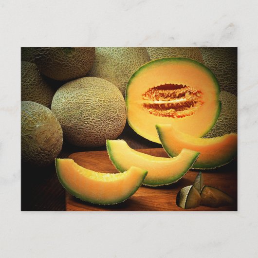 Cantaloupe Postkarte (Vorderseite)