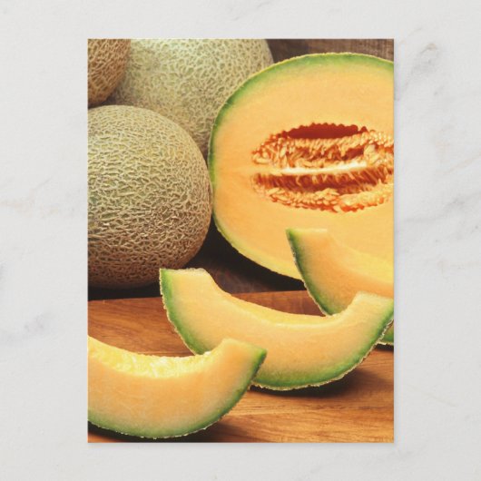 Cantaloupe Postkarte (Vorderseite)