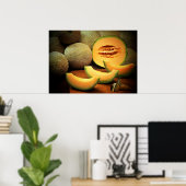 Cantaloupe Print Poster (Heimbüro)