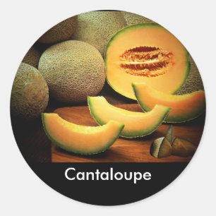 Cantaloupe Runder Aufkleber
